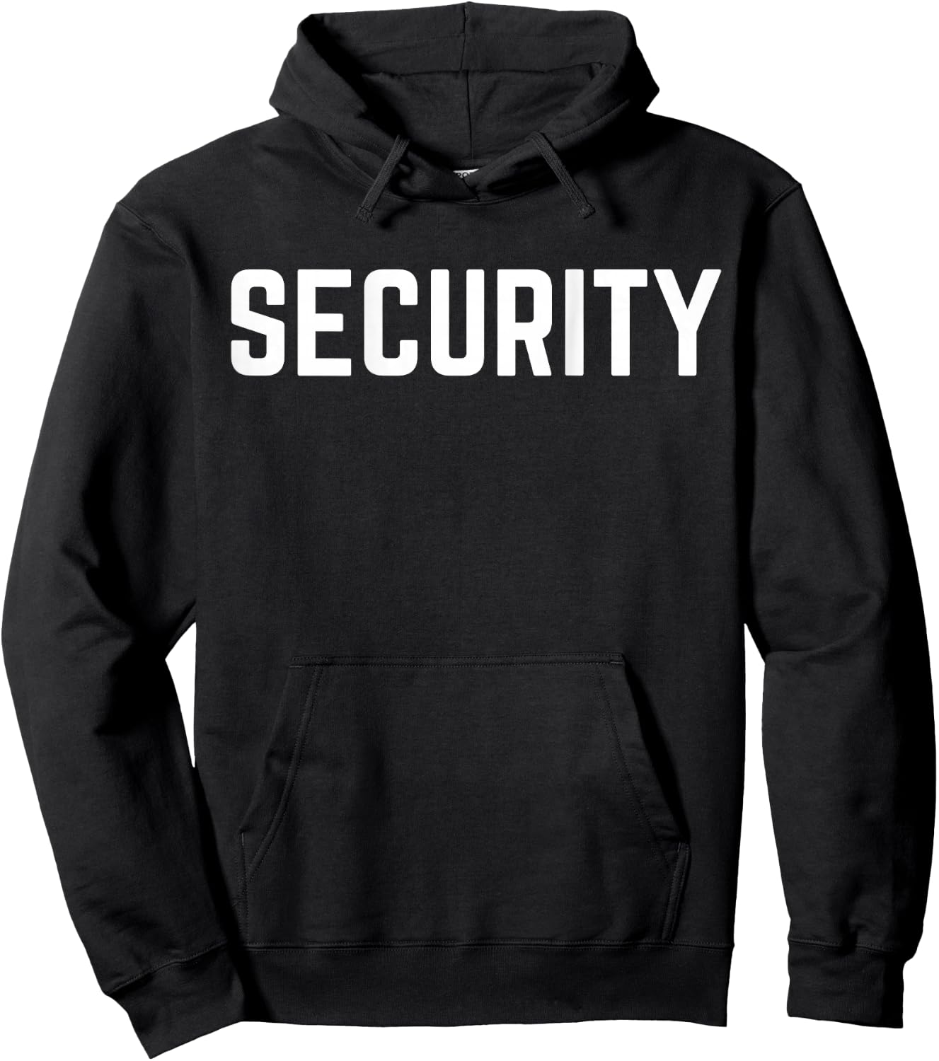 Back Side Print Security Officer Event Security Bodyguard Hoodie - Hoodie | Black