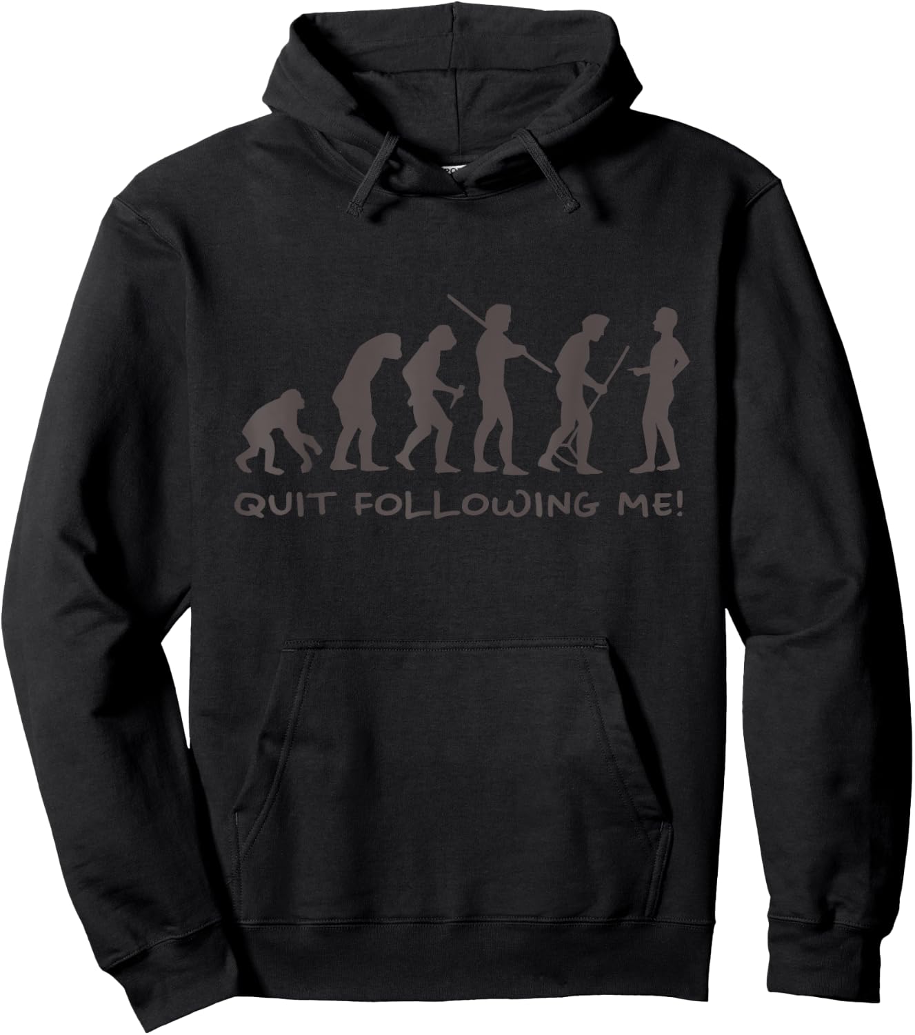 Funny Human Evolution Anthropology Science Men Women Gifts Hoodie - Hoodie | Black