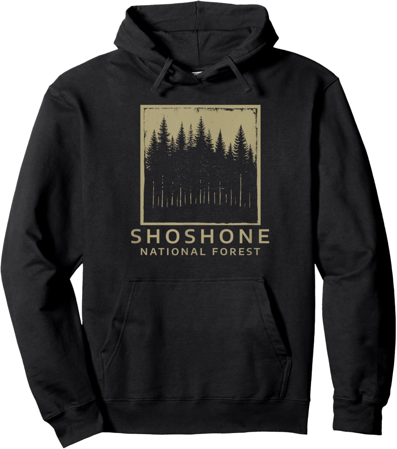 Shoshone National Forest Hoodie - Hoodie | Black
