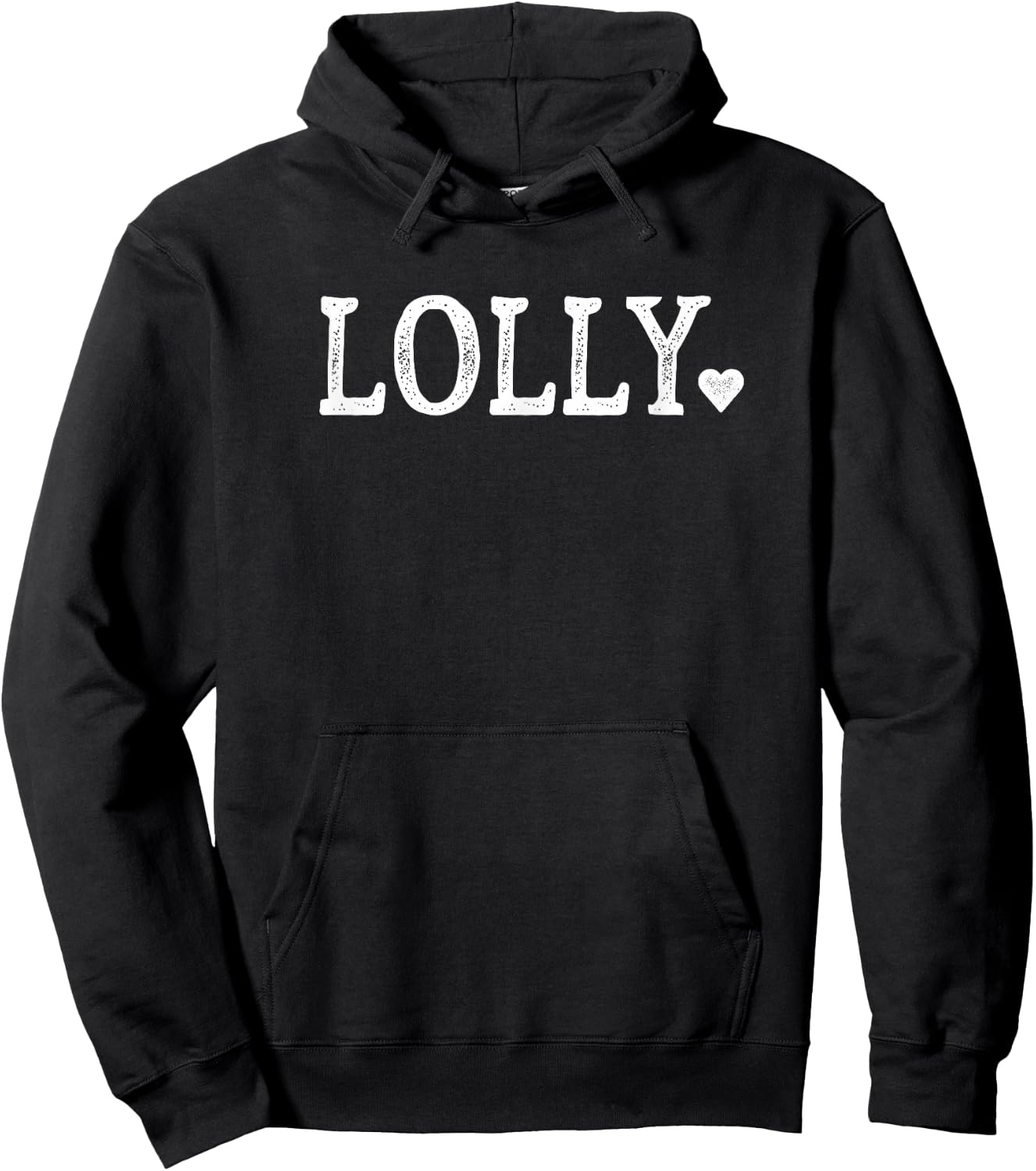 Lolly Gifts Design with Heart Love Lolly Hoodie - Hoodie | Black