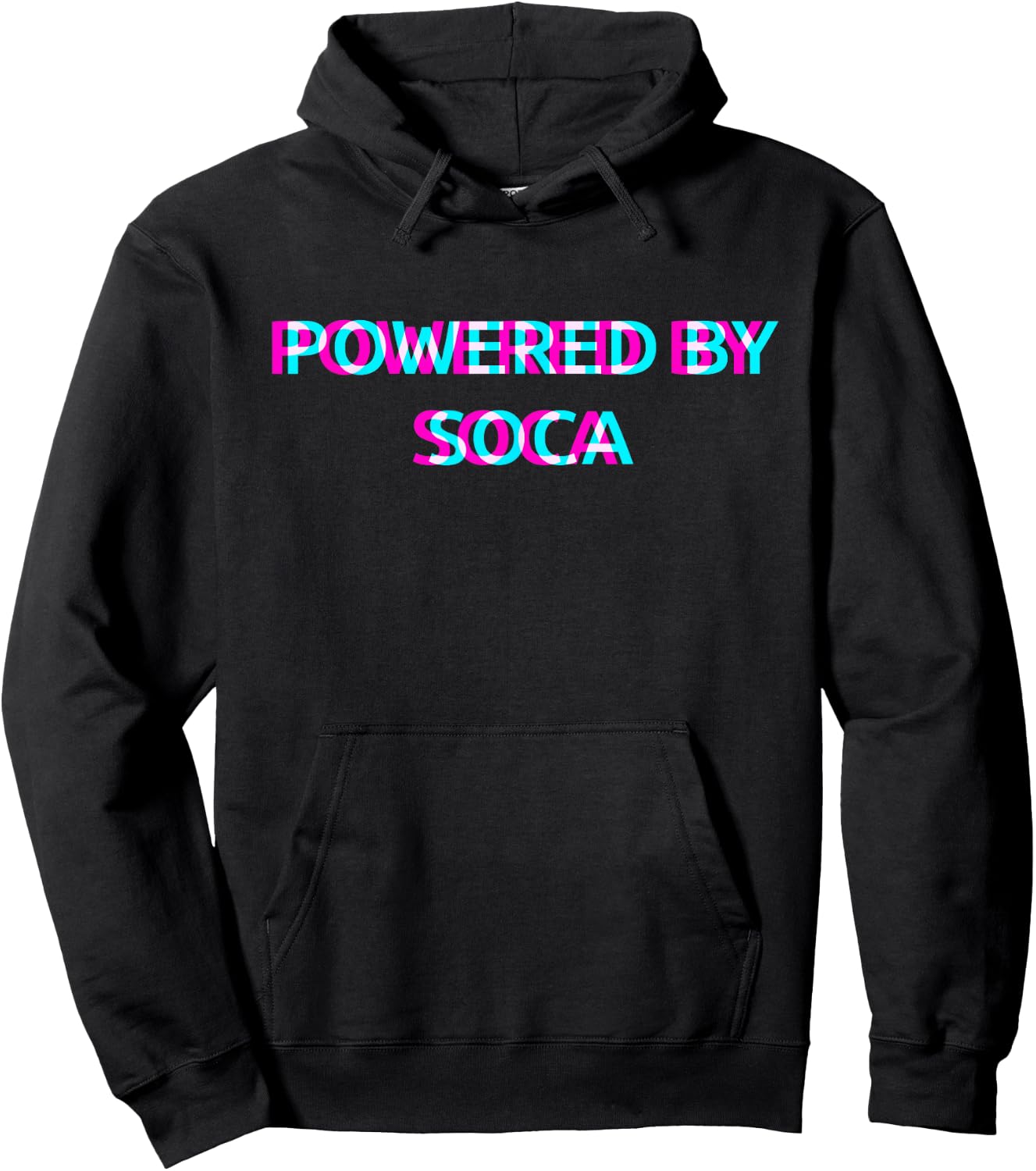 Powered By Soca Music Festival Outfit Hoodie - Hoodie | Black