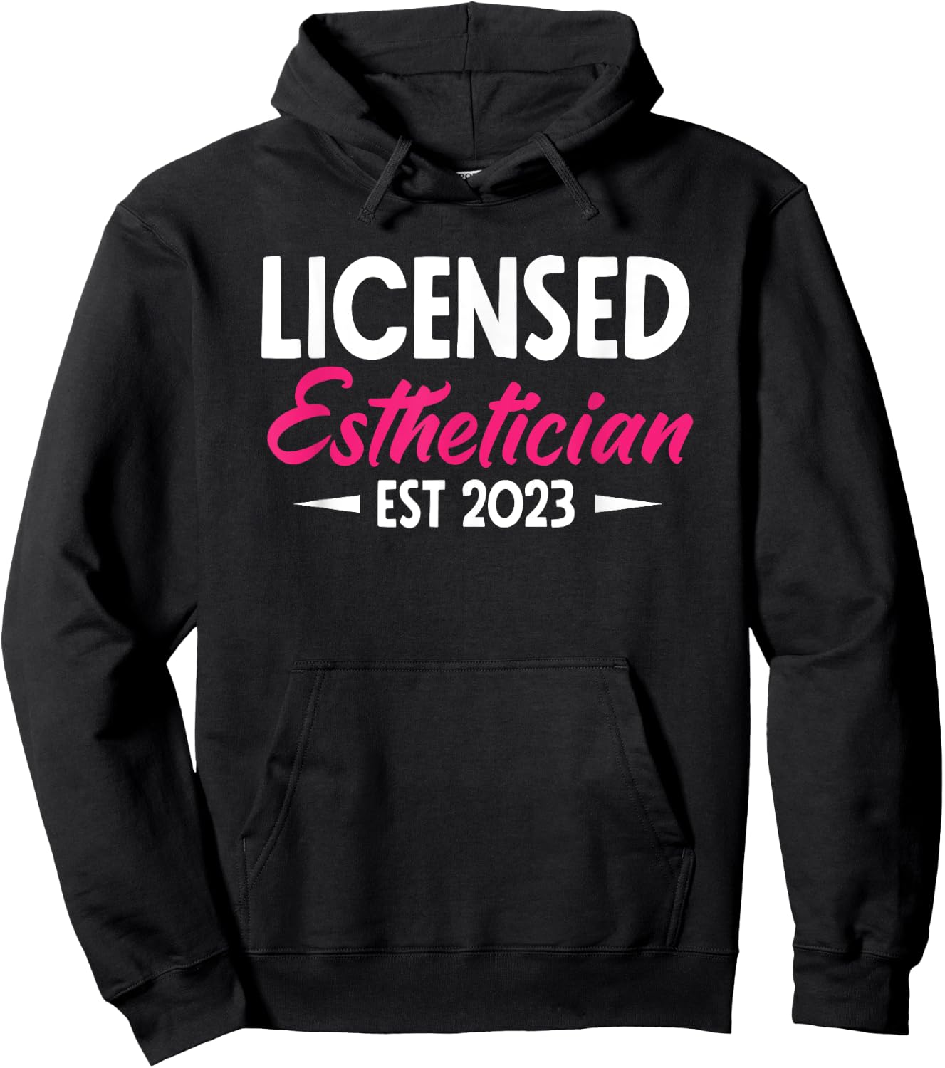 Licensed Esthetician 2023 Funny Esthetician Hoodie - Hoodie | Black