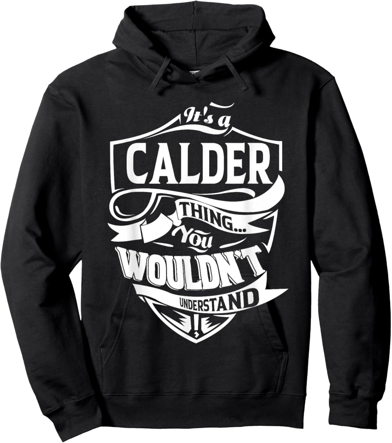 It is a CALDER Thing Hoodie - Hoodie | Black