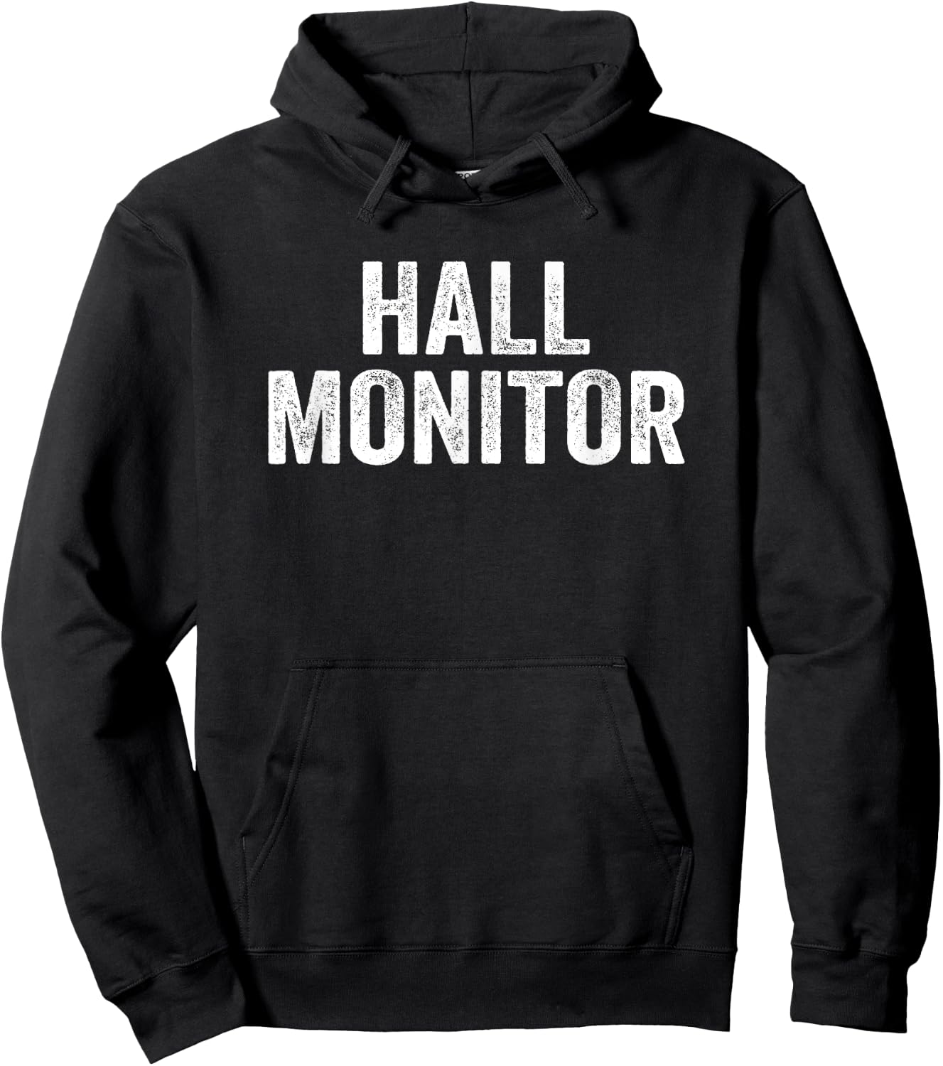 Hall Monitor Vintage Style Retro Hoodie - Hoodie | Black