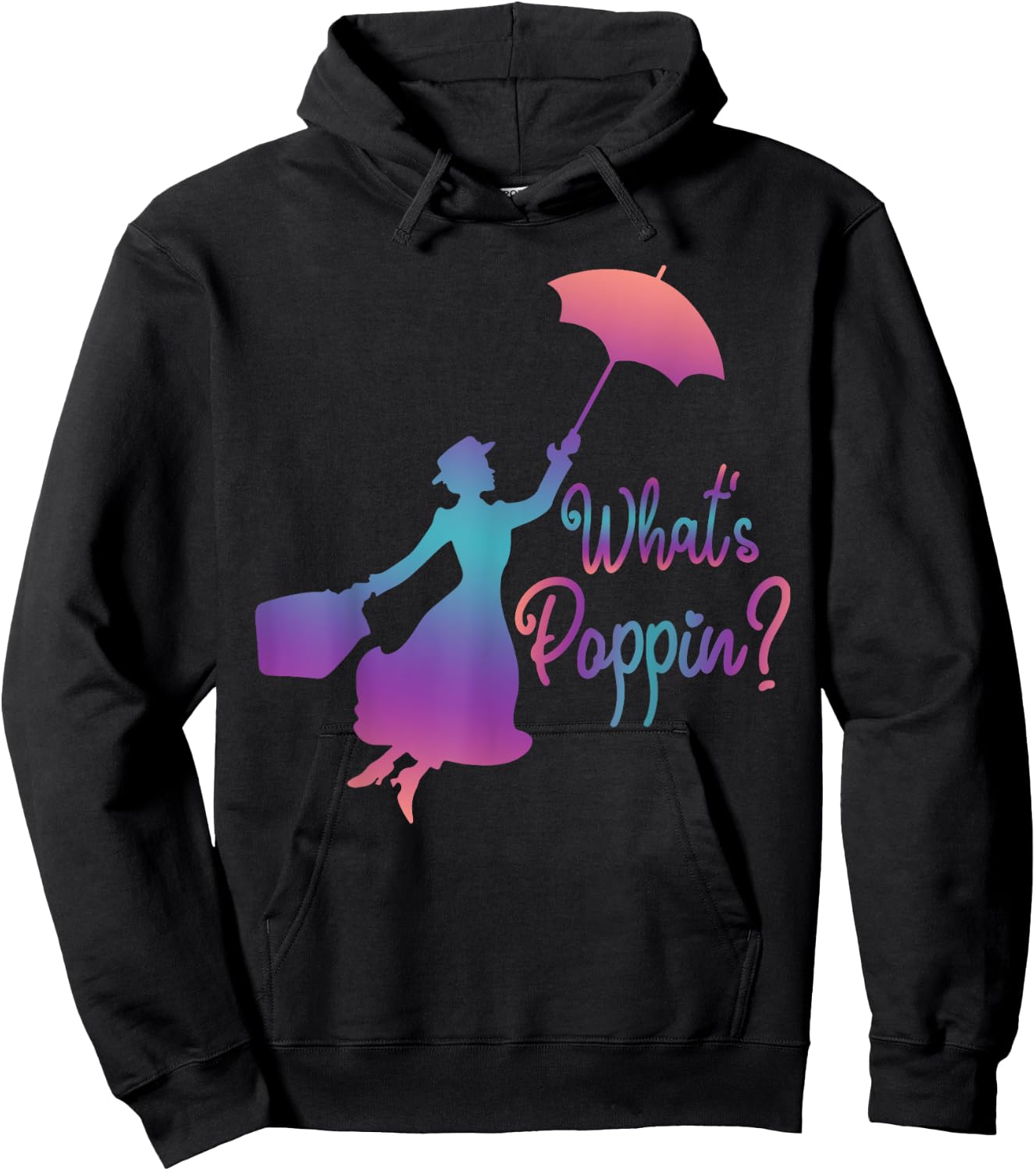 What Poppin? Funny Outfits Vintage Movies Awesome Costume Hoodie - Hoodie | Black
