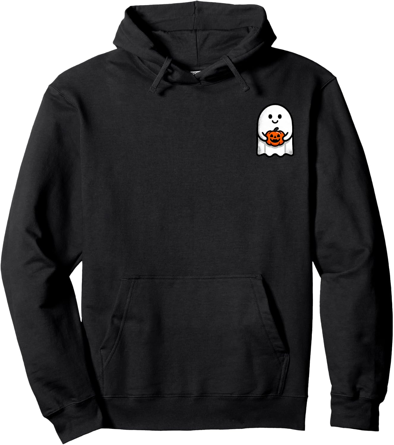 Funny Halloween Ghost Pumpkin Pocket Cute My Boo Halloween Hoodie - Hoodie | Black