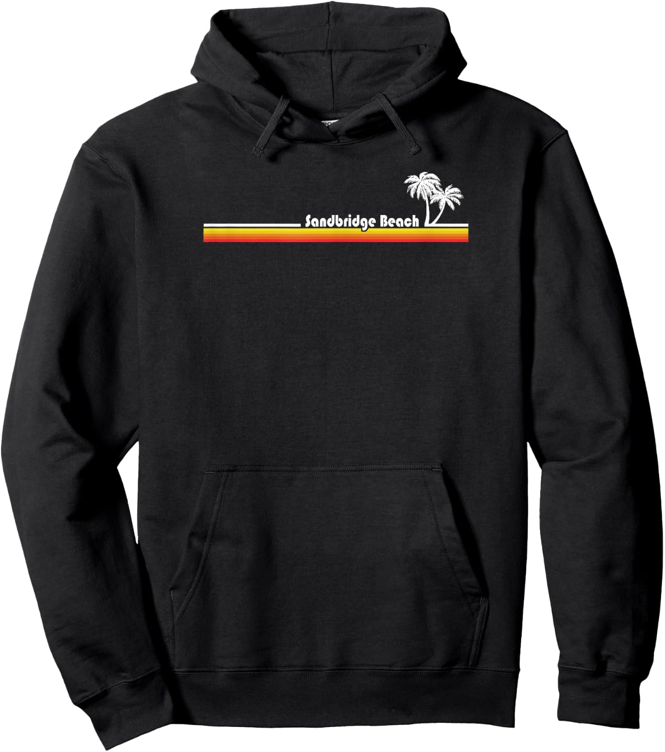 Sandbridge Beach Virginia Hoodie - Hoodie | Black