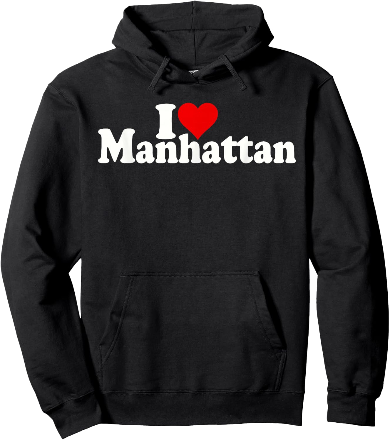 I Love Heart Manhattan New York Hoodie - Hoodie | Black