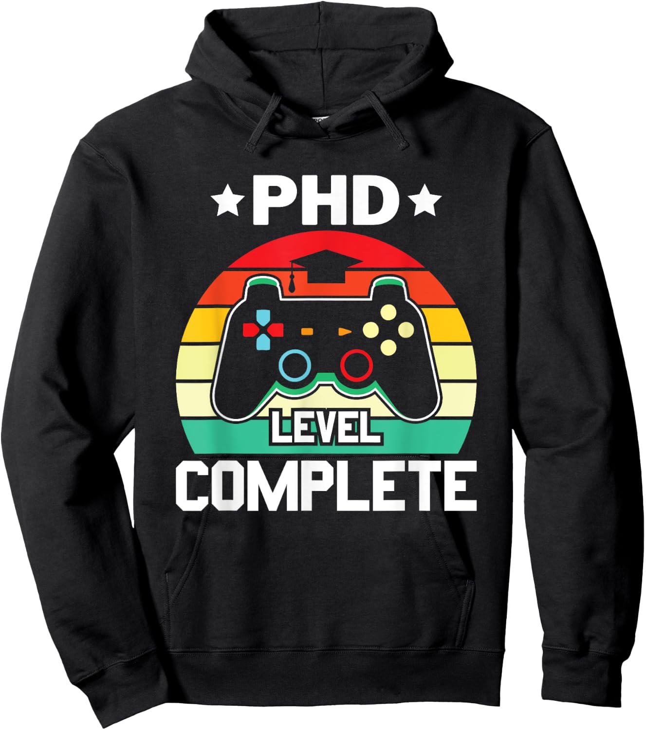 PhD Level Complete PhD Doctoral Degree Graduation Doctorate Hoodie - Hoodie | Black