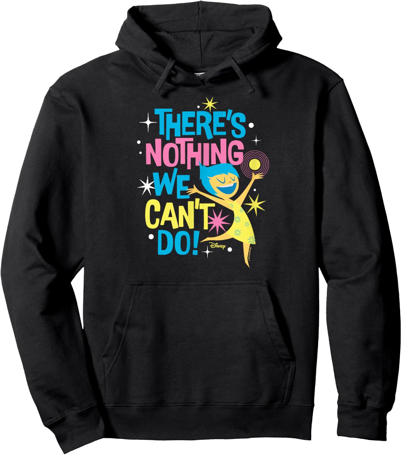 Inside Out 2 - Joy Character There's Nothing We Can't Do Hoodie - Hoodie | Black