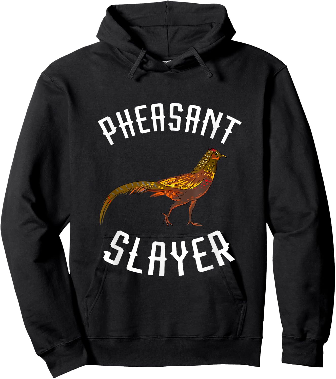 Pheasant Hunting Pheasant Slayer Plucking Pheasant Hunter Hoodie - Hoodie | Black