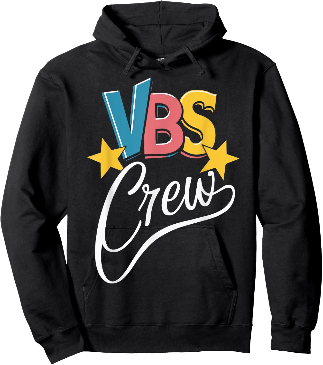 VBS Crew Faith-Based Gathering Sunday School Teacher Men Women Kids Hoodie - Hoodie | Black