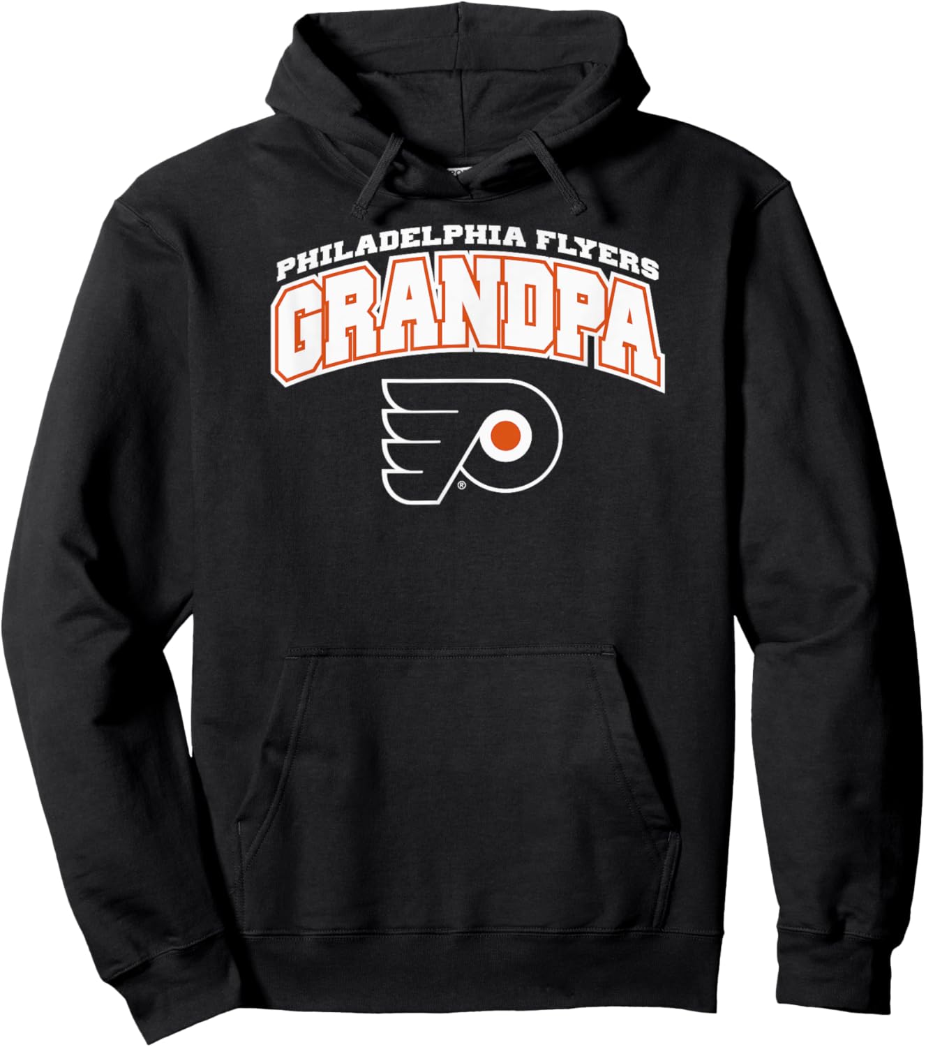 Philadelphia Flyers Grandpa Logo Black Officially Licensed Hoodie - Hoodie | Black