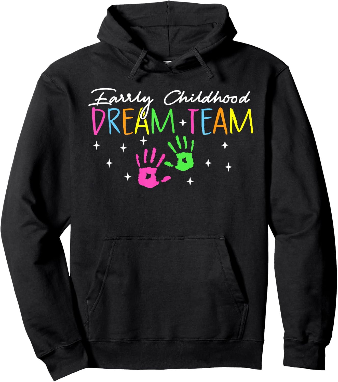 Retro Early Childhood Education Teacher Professor Women Hoodie - Hoodie | Black