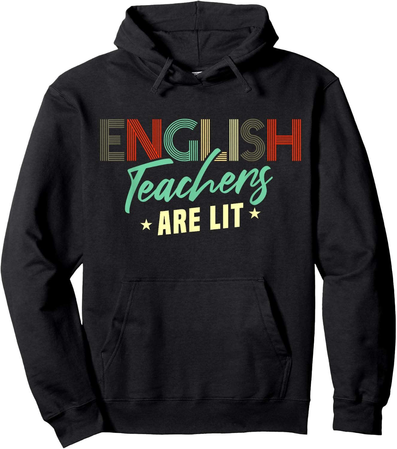 Funny English Teacher School Teaching Hoodie - Hoodie | Black
