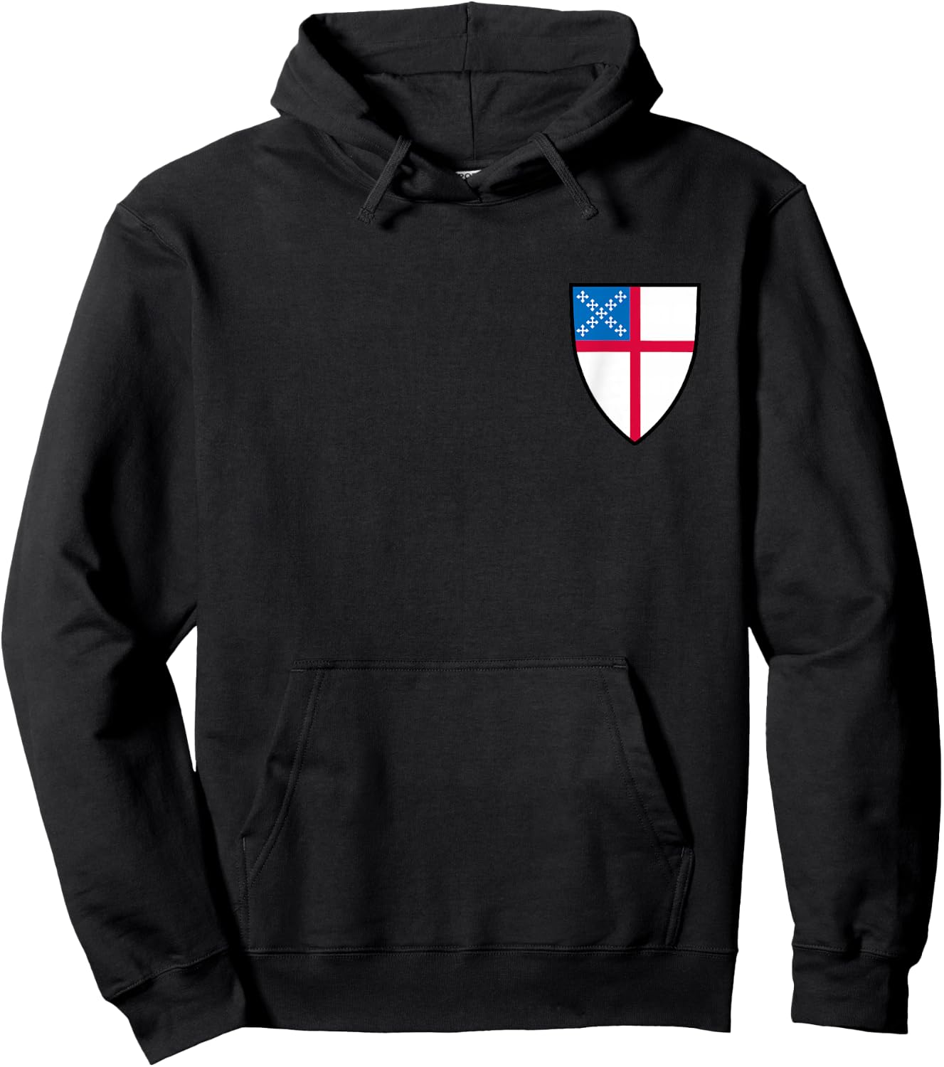 Episcopal Church Episcopalian Logo Shield Crest Hoodie - Hoodie | Black