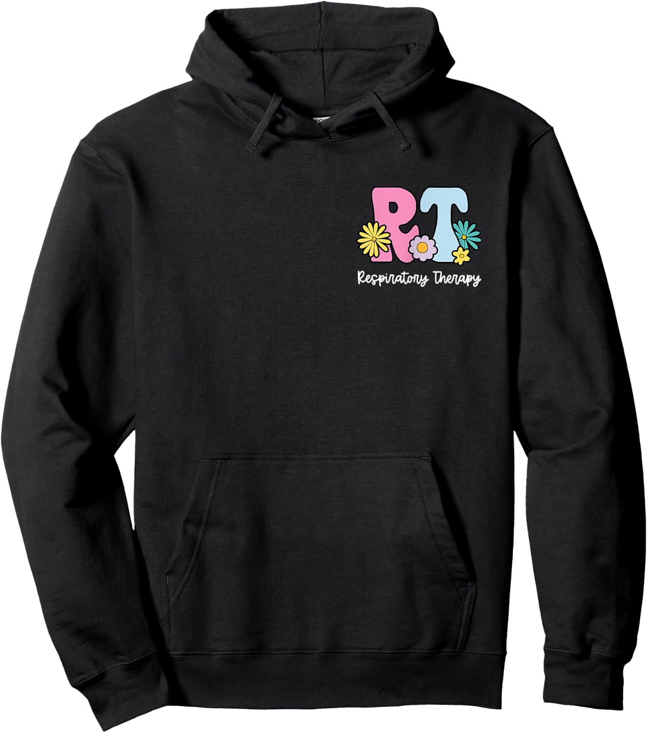 Funny Respiratory Therapist Nure Gift Nurse (2 sides) Hoodie - Hoodie | Black