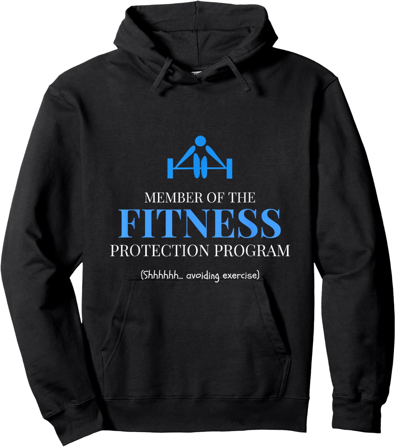Fitness Protection Program Member - Avoid Exercise Hoodie - Hoodie | Black