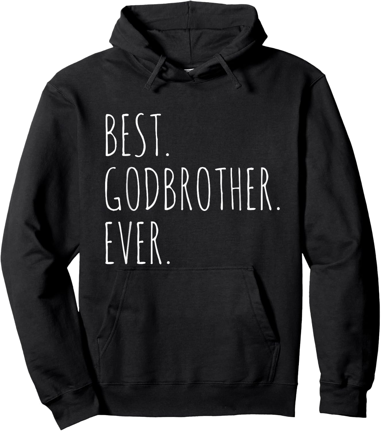 Best Godbrother Ever God Brother Hoodie - Hoodie | Black