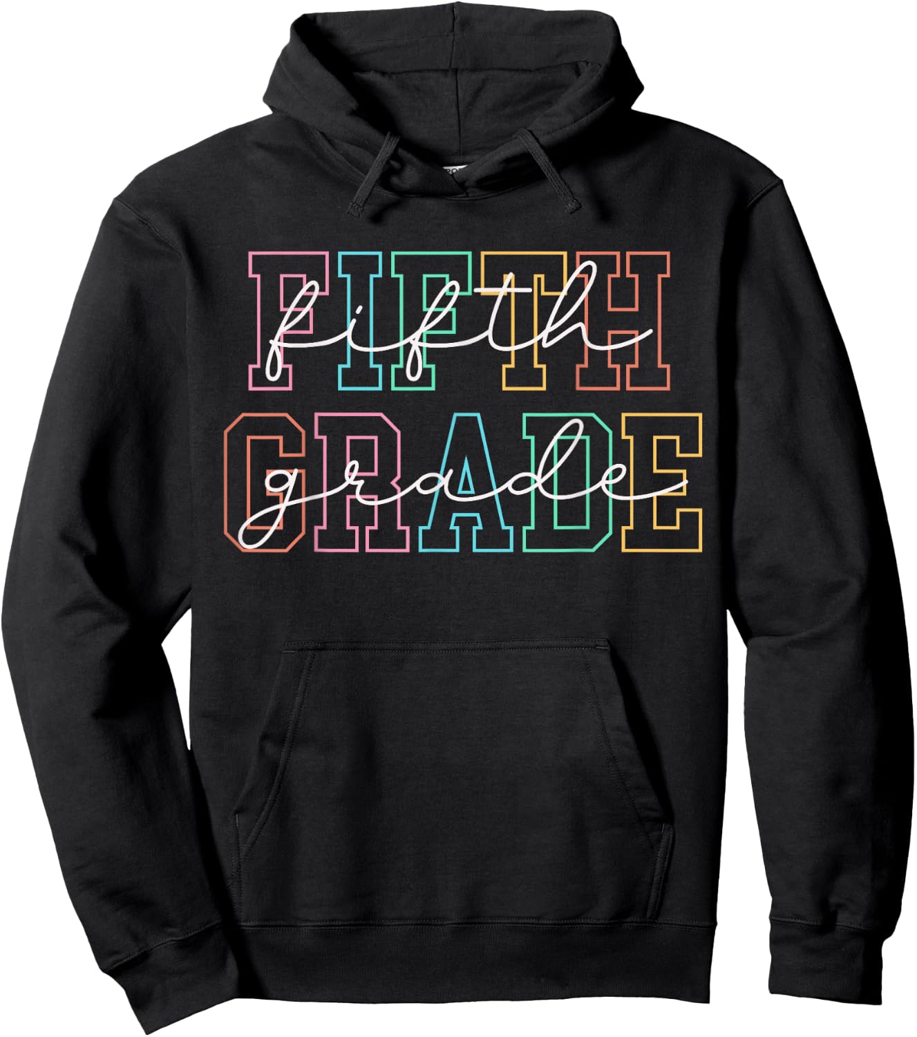 Fifth Grade Teacher Girls Boys Back To School 5th Grade Hoodie - Hoodie | Black