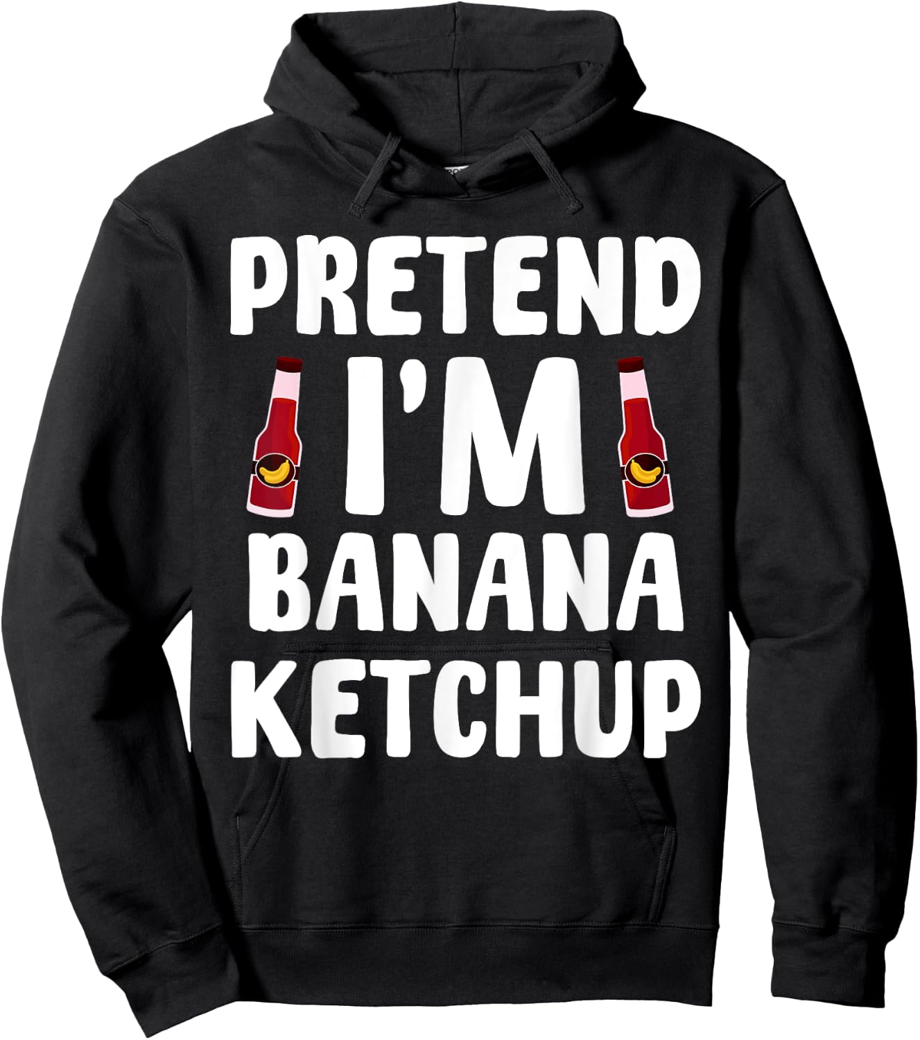 Funny Banana Ketchup Saying Banana Sauce Filipino Food Hoodie - Hoodie | Black