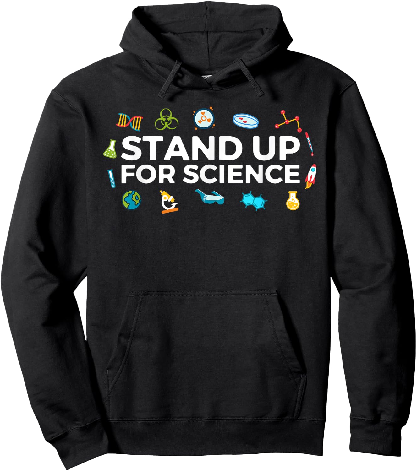 Stand Up For Science Hoodie - Hoodie | Black