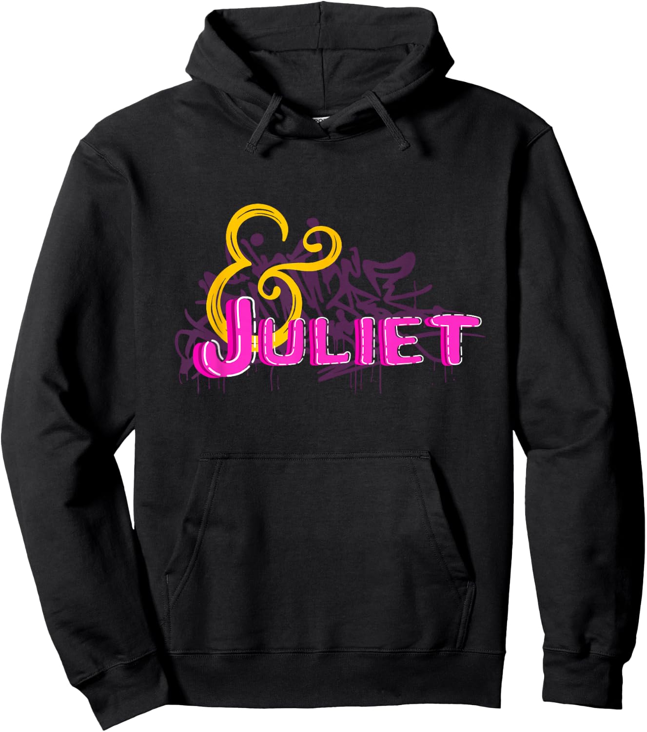 & Juliet Graffiti Musical Theatre Heart Musicals Hoodie - Hoodie | Black