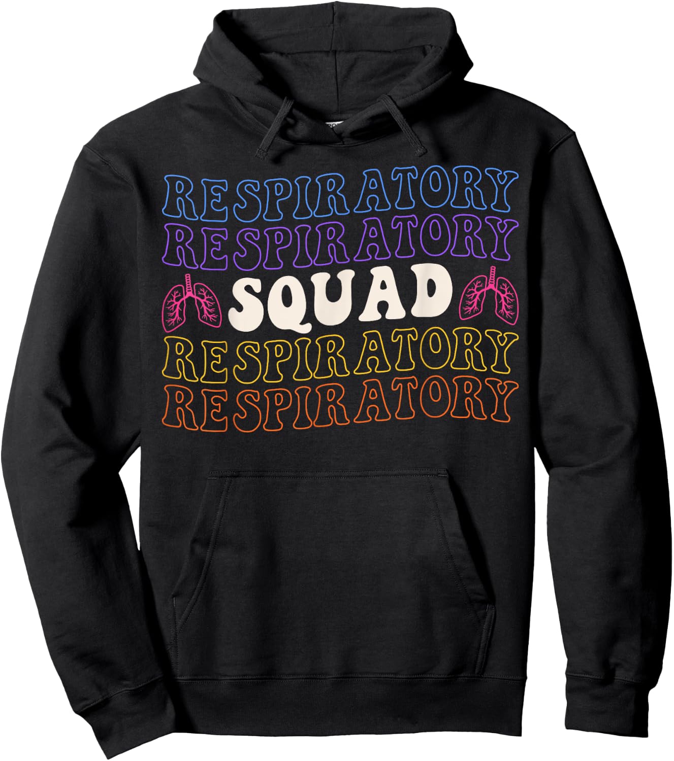 Respiratory Squad Respiratory Therapist Hoodie - Hoodie | Black