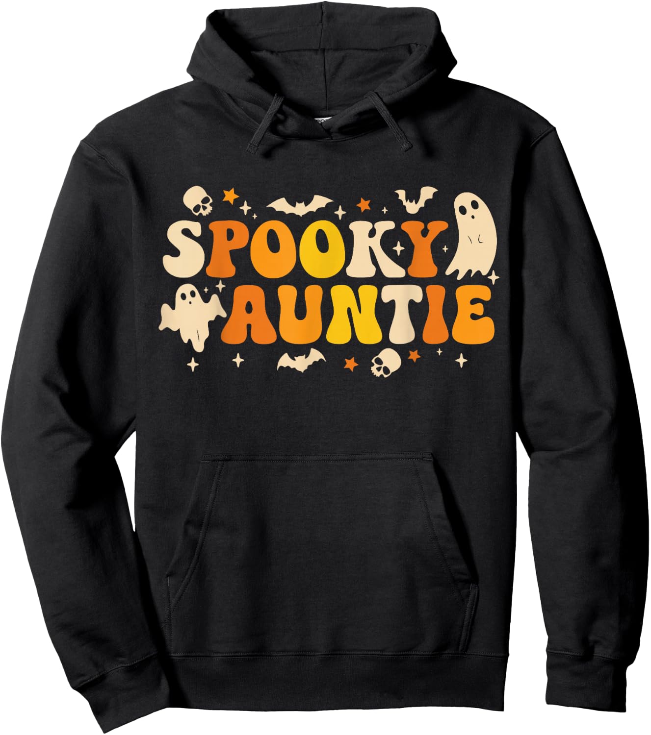 My Spooky Auntie Funny Aunt Halloween Costume Outfit Women Hoodie - Hoodie | Black