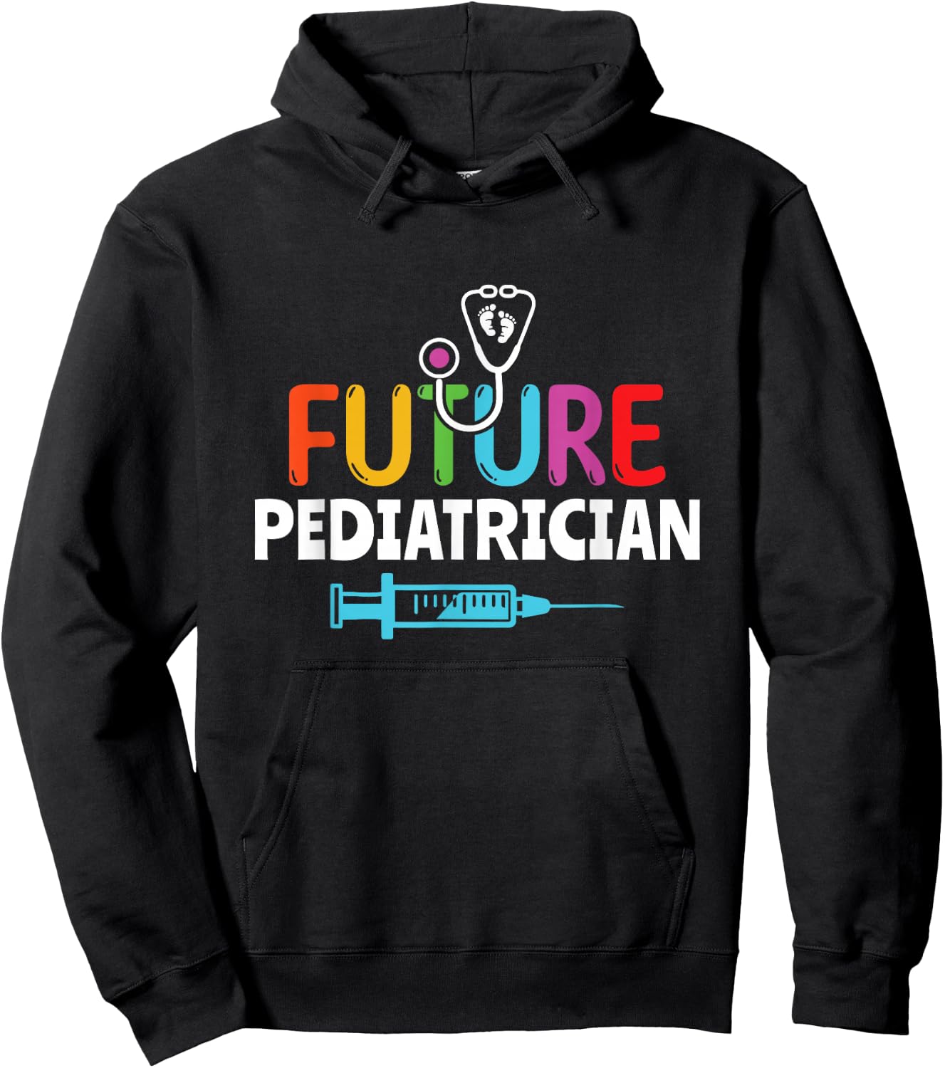 Future Pediatrician Pediatrician Pediatrician Cardiologist Hoodie - Hoodie | Black