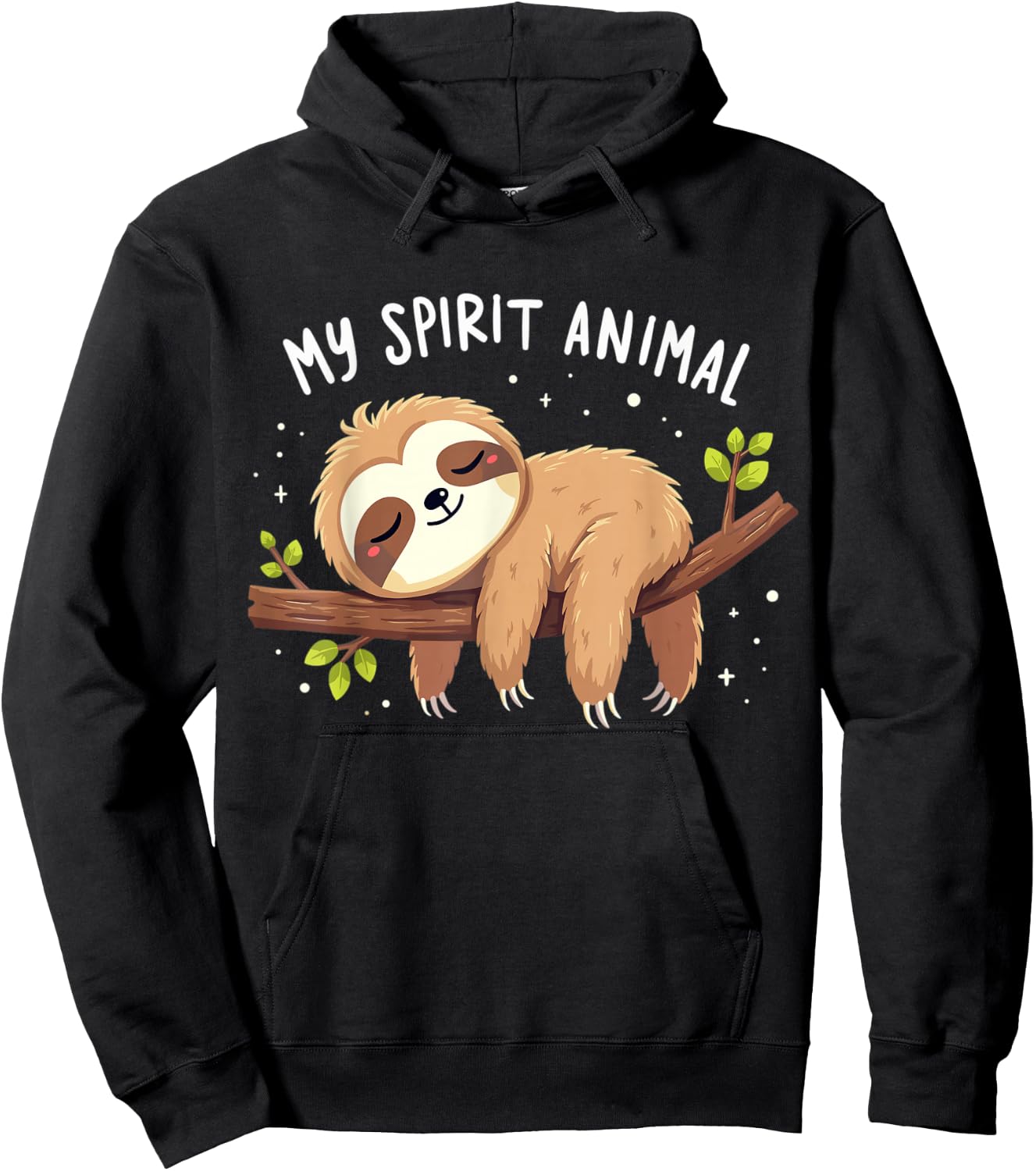 My Spirit Animal Sloth Lazy Hoodie - Hoodie | Black