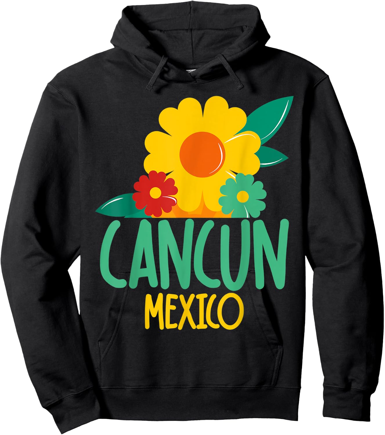 Cancun Mexico Shirts Vacation Travel Getaway Tropical Hoodie - Hoodie | Black