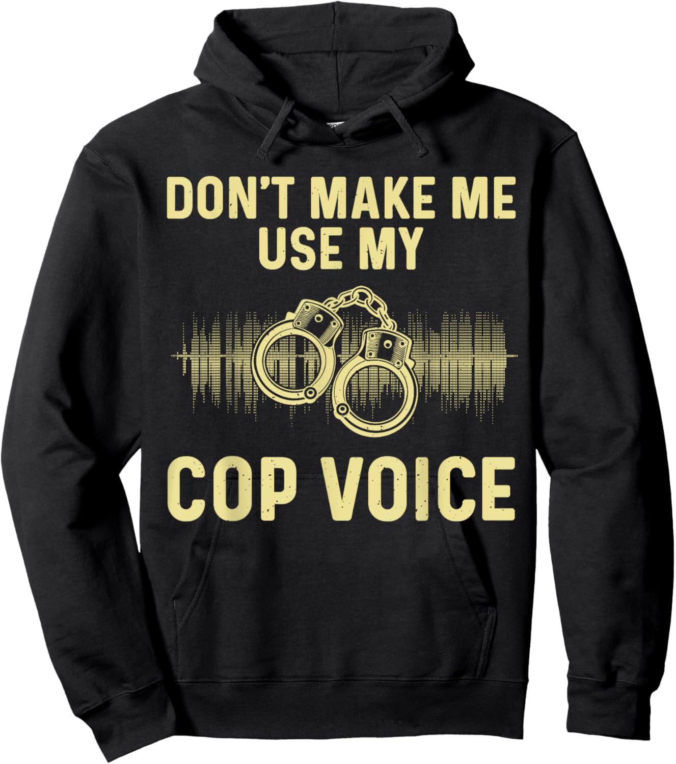 Funny Police Officer Art Women Cop Policeman Police Hoodie - Hoodie | Black