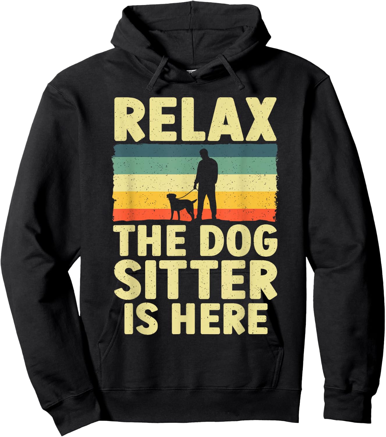 Best Dog Sitter Design Women Pet Sitter Dog Sitter Hoodie - Hoodie | Black