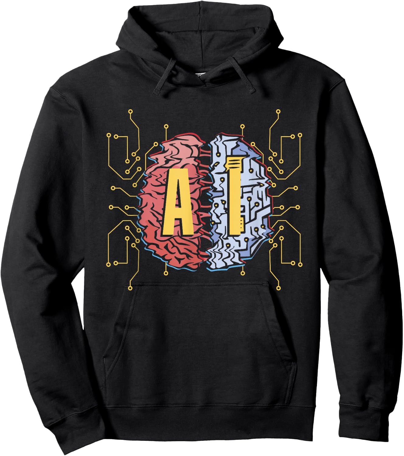 AI Brain | Computer Science | Artificial Intelligence Hoodie - Hoodie | Black