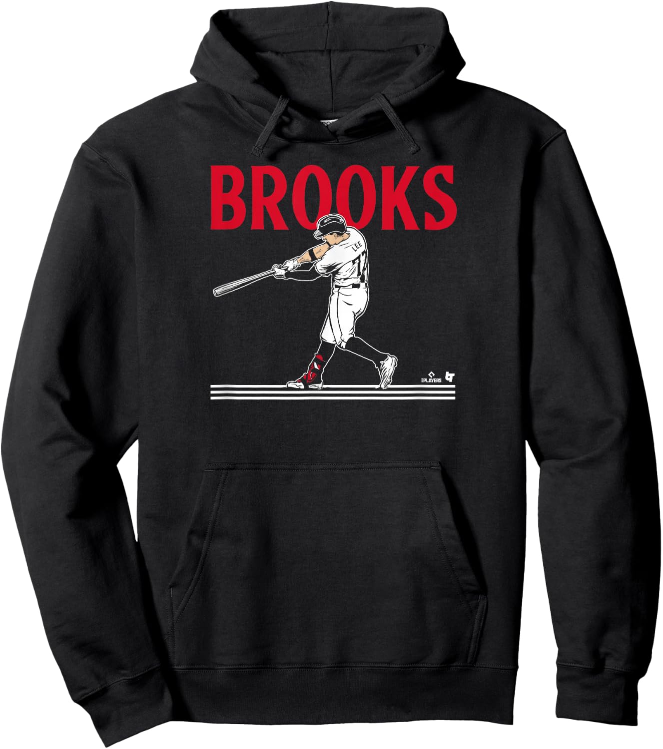 Brooks Lee - Slugger Swing - Minnesota Baseball Hoodie - Hoodie | Black