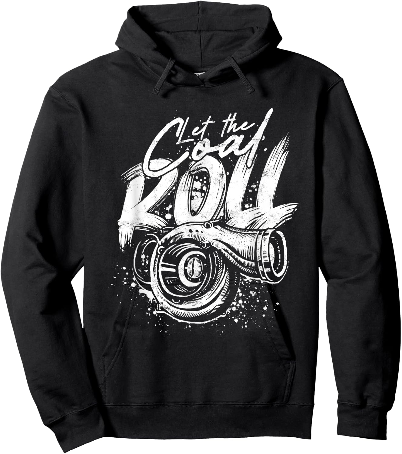 Diesel Rolling Coal Diesel Truck USA Turbo Diesel Roll Coal Hoodie - Hoodie | Black