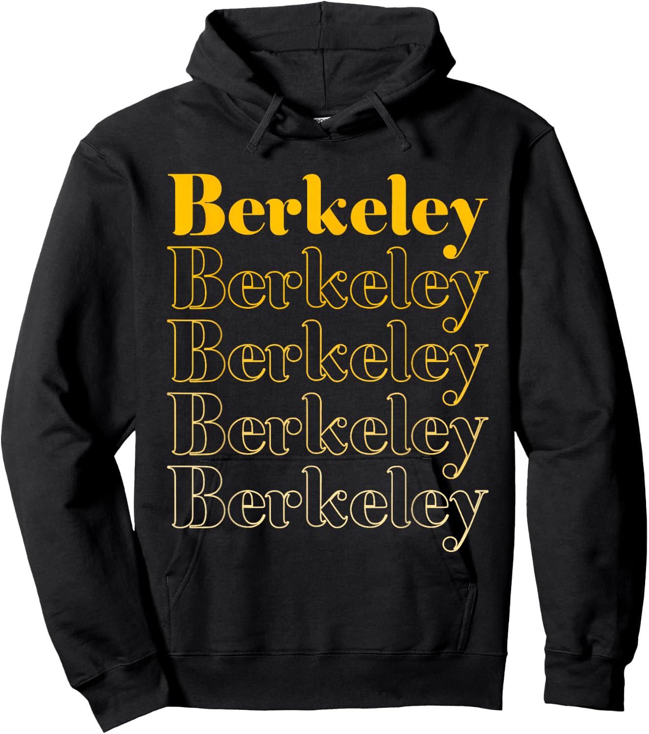 Berkeley California CA Hoodie - Hoodie | Black