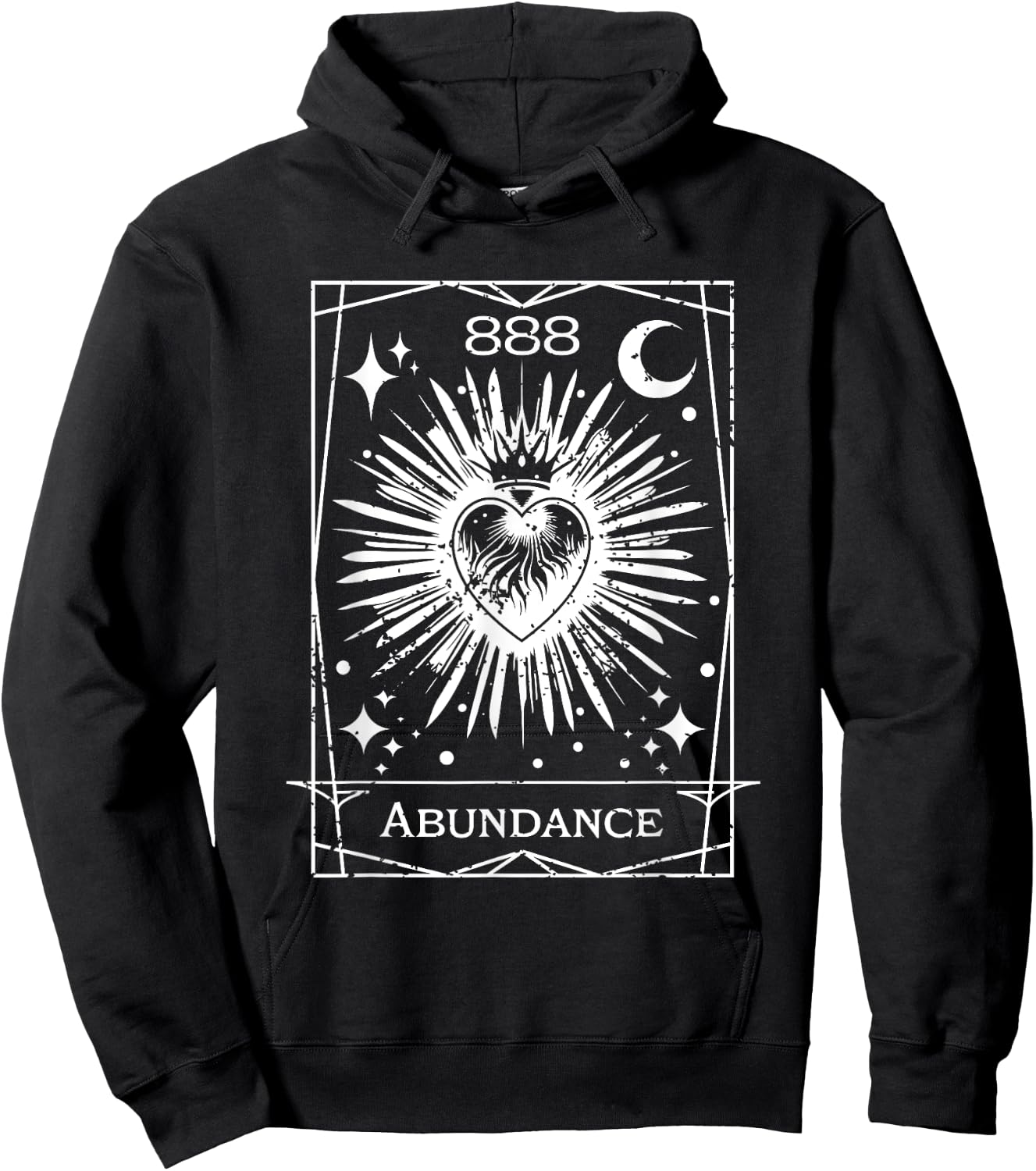 Angel Number 888 Abundance Numerology Personal Number 888 Hoodie - Hoodie | Black