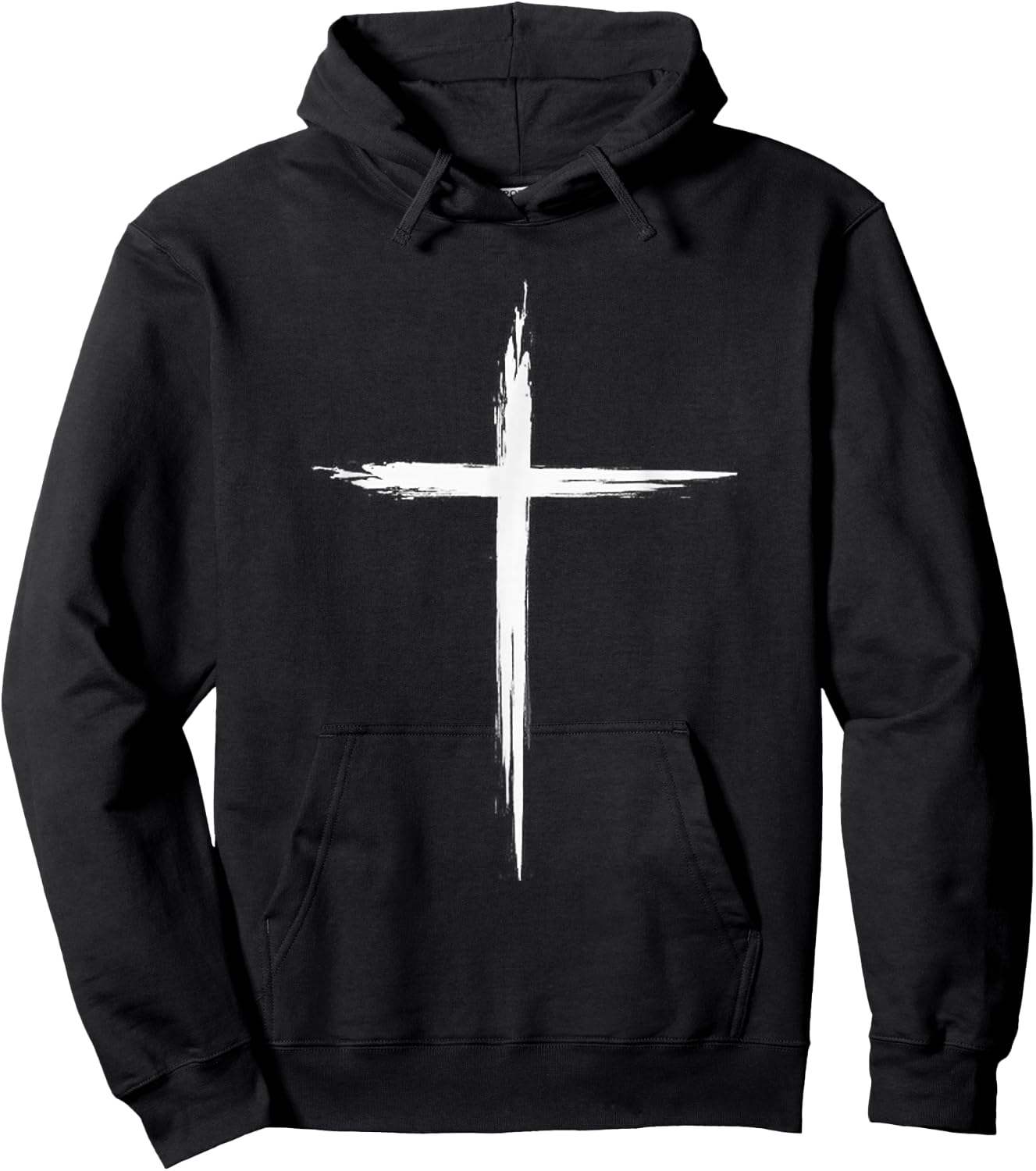 Faith Cross, , Jesus Cross Tattoo Cross Hoodie - Hoodie | Black