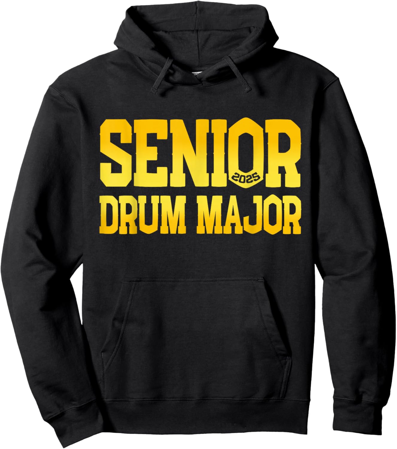 Senior 2025 Drum Major 2025 Class Of 2025 Hoodie - Hoodie | Black