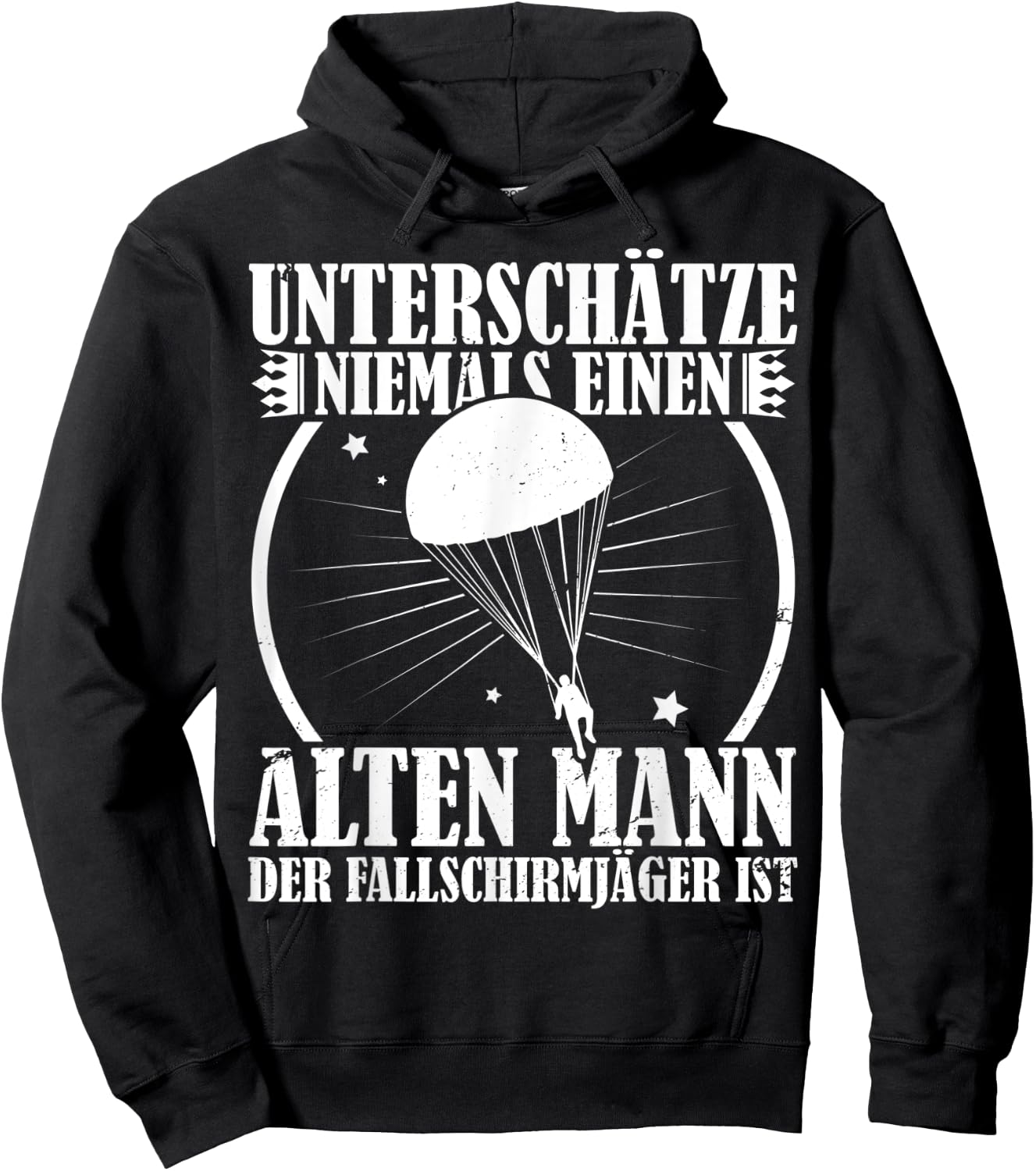 Paratroopers German Army Paratrooper Soldier Hoodie - Hoodie | Black