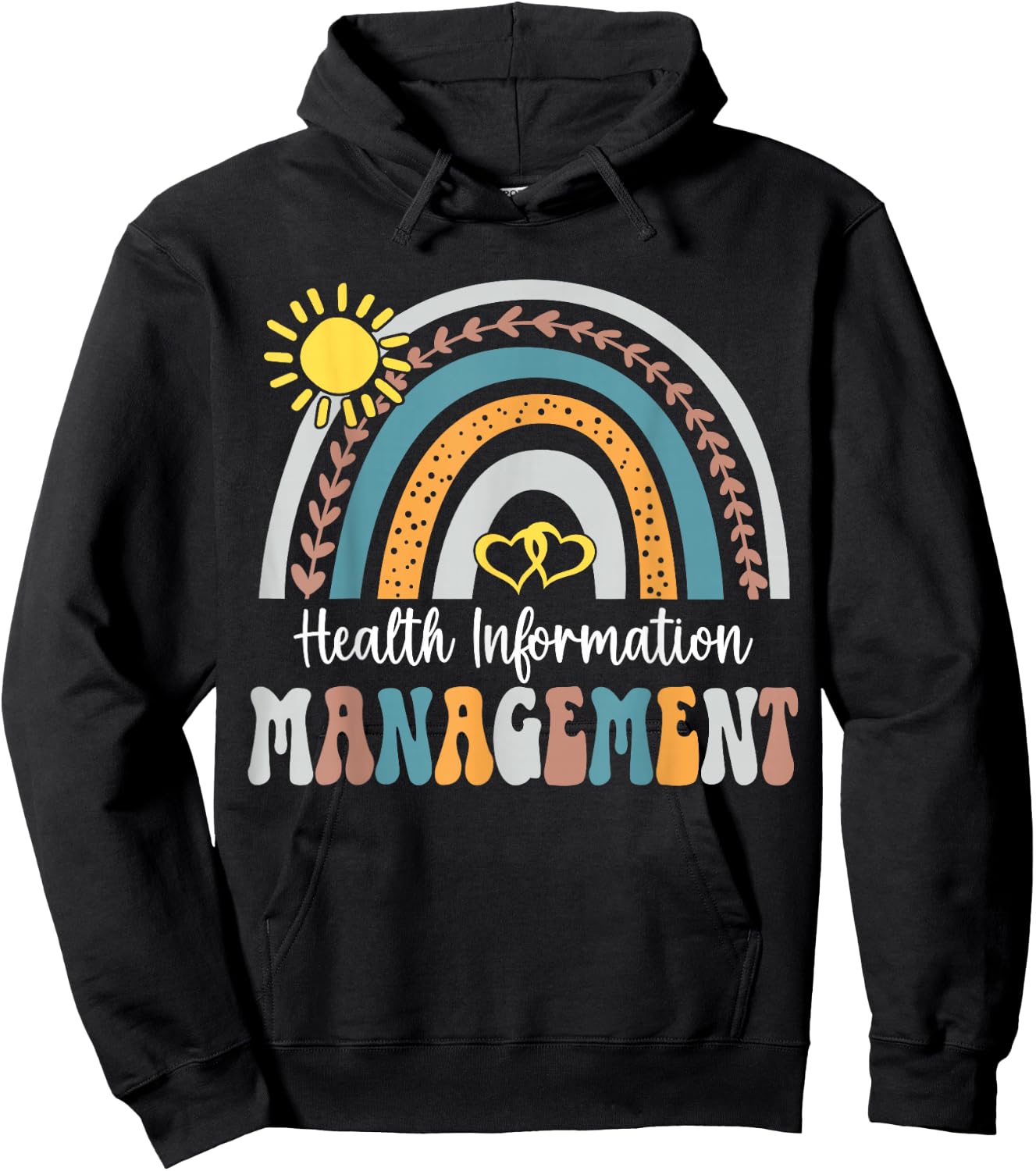 Health Information Management Supervisor Medical Records Hoodie - Hoodie | Black