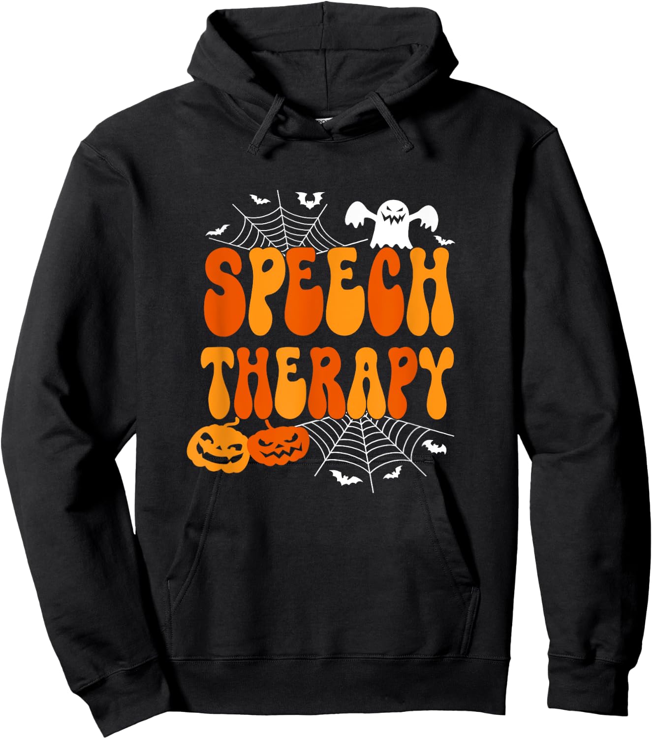 Speech Therapy Speech Therapist Speech Pathology Halloween Hoodie - Hoodie | Black