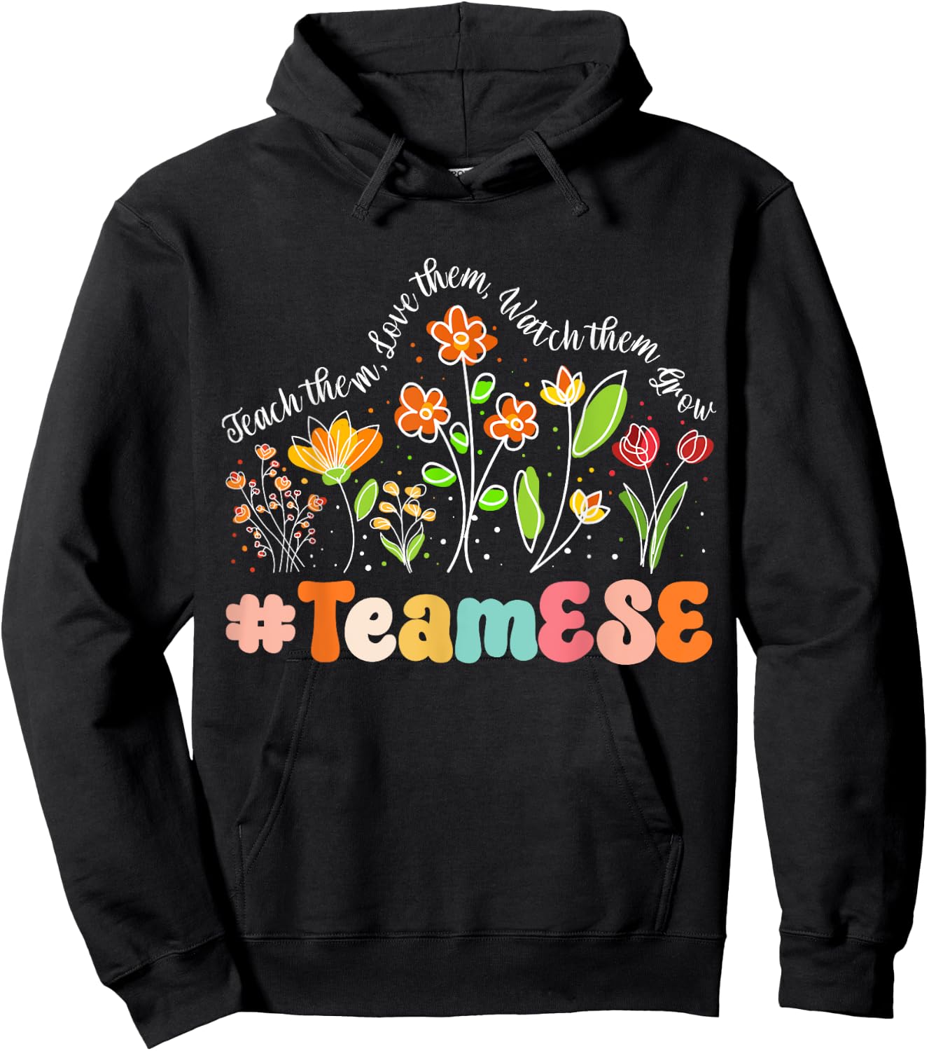 Team ESE Appreciation Week Teacher Back to School Men Women Girls Kids Hoodie - Hoodie | Black