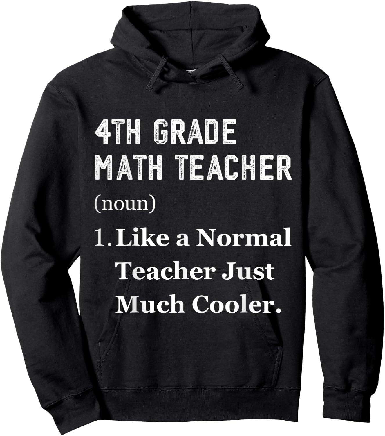 Thank You Mathematics 4th grade Math Teacher Hoodie - Hoodie | Black