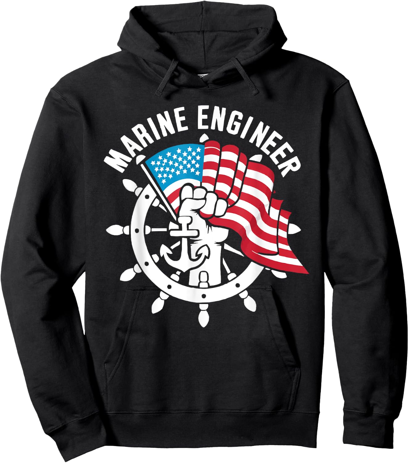 Marine Engineer Job Profession Marine Engineering Hoodie - Hoodie | Black