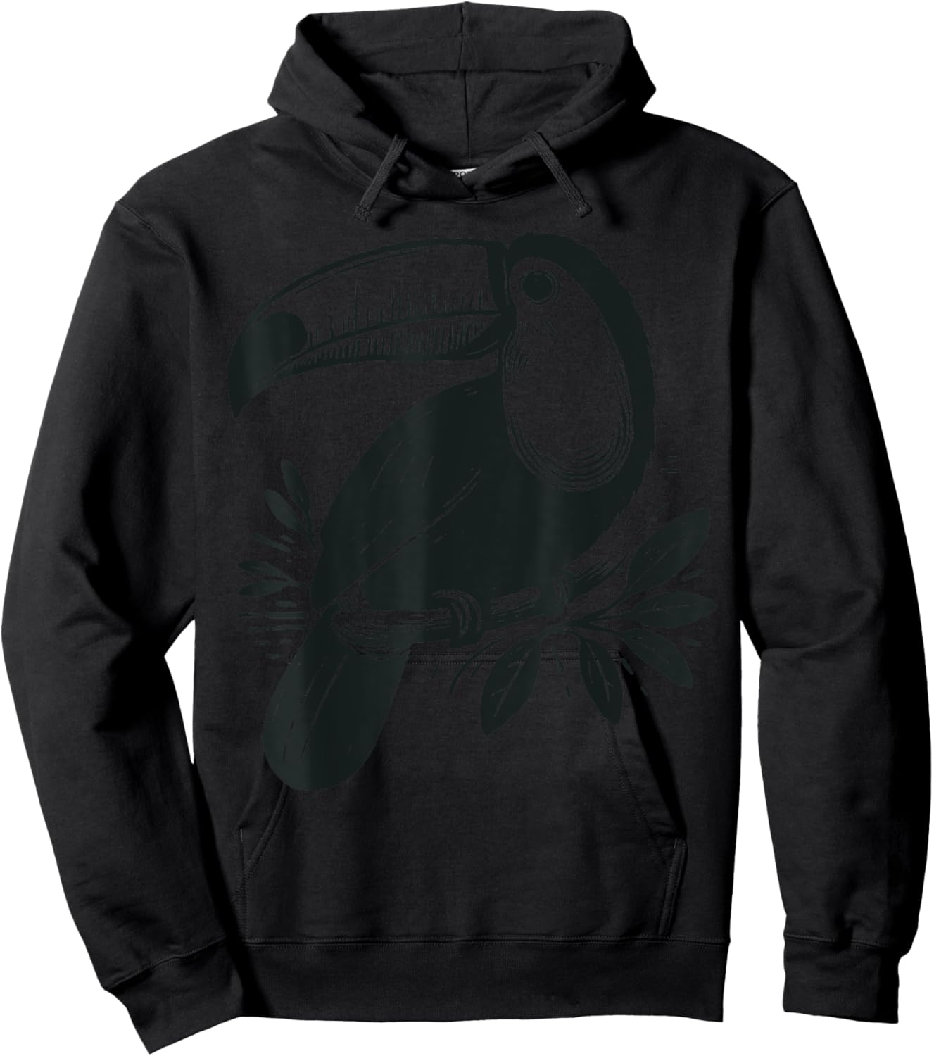 Toucan Bird Tropical Colorful Bird Summer Vacation Men Women Hoodie - Hoodie | Black