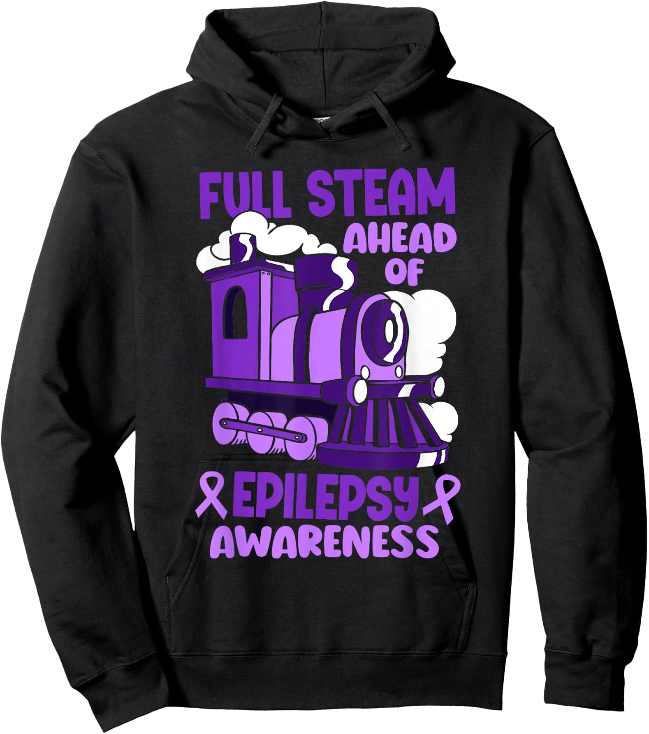 Epilepsy Warrior Awareness Month Epileptic Toddler Hoodie - Hoodie | Black