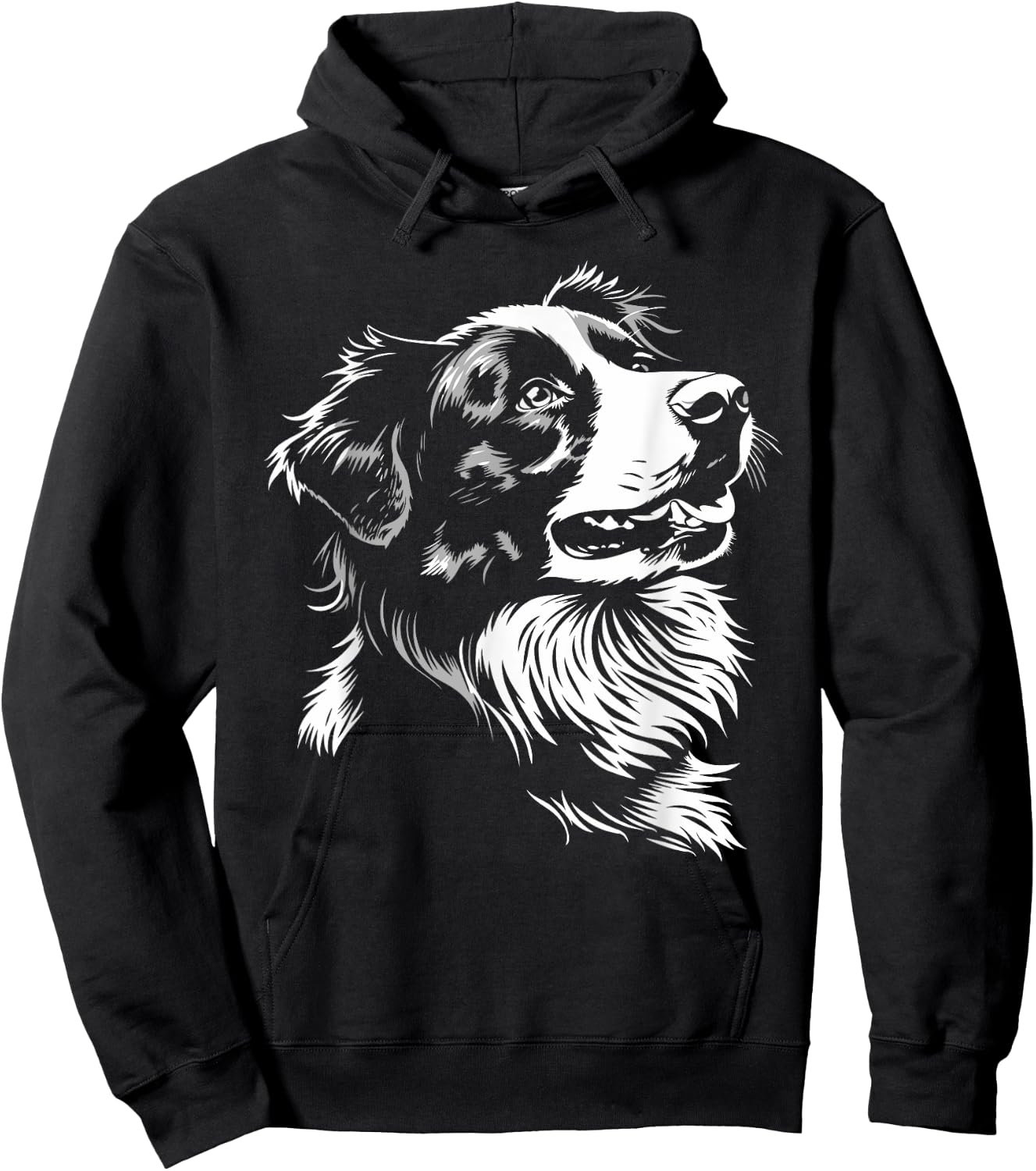 Loyal Australian Shepherddog Companion Women Kids Hoodie - Hoodie | Black